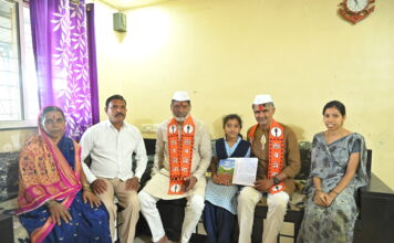 भुगांव गणात अनिल पवारांची प्रचारात मुसंडी, शहरी आणि ग्रामीण मतदारांचा कौल मशालीकडे