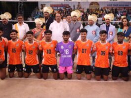 राज्य व्हॉलीबॉल स्पर्धेचे बदलापूरमध्ये दिमाखदार उद्घाटन