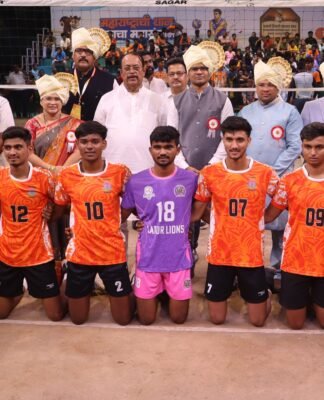 राज्य व्हॉलीबॉल स्पर्धेचे बदलापूरमध्ये दिमाखदार उद्घाटन