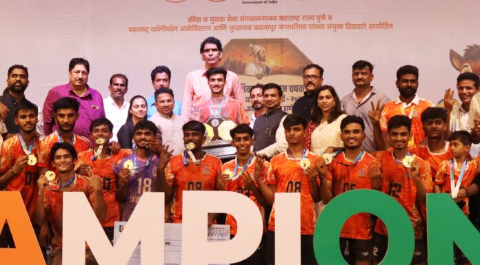 बदलापूरमध्ये व्हॉलीबॉलचा स्पर्धा यशस्वी, आता राज्य व्हॉलीबॉलला बंदिस्त स्टेडियमची गरज – निलेश जगताप